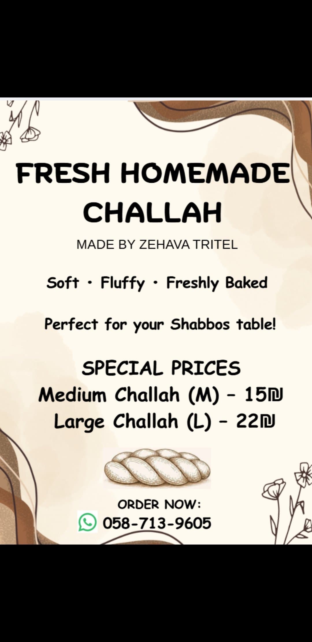 Zehavas challahs